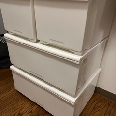 ニトリ　収納ケース Nフラッテ(ホワイト)の画像