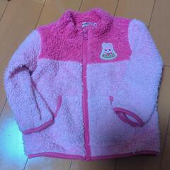 ミキハウスホットビスケッツ　アウター　ジャンバー　90 ふわもこ