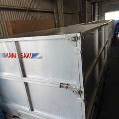 送風機付き(100Ｖ)大型コンテナ アルミ製  