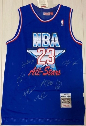 ⭐️【真贋鑑定書あり】マイケルジョーダン サイン入りユニフォーム