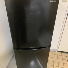 冷蔵庫 アイリスオーヤマ 2024年製 IRSD-14A-B ブラック