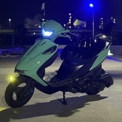 アドレスv125　カスタム　ミントグリーン