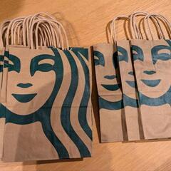 スタバ　紙袋　美品　中サイズ　セット