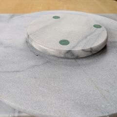 🌈ローリング麺棒.回転円盤台.延べ板盤（大理石）3点セットの画像