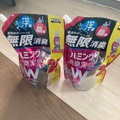 決まりました。柔軟剤　　消臭実感ハミング。アンパンマン ラーメン&うどんの画像