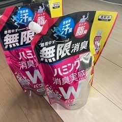 決まりました。柔軟剤　　消臭実感ハミング。アンパンマン ラーメン&うどんの画像