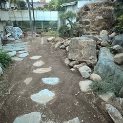 庭石、植木の画像