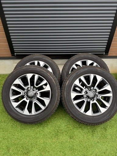 プラド150系純正19インチタイヤホイール4本セット　未使用美品　ナット有り プラド150系純正19インチタイヤホイール4本セット 未使用美品 ナット