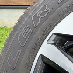 トヨタ　ランドクルーザープラド150後期　純正19インチ　4本セット　ナット付きの画像
