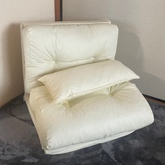 美品　折りたたみソファー　1人座椅子