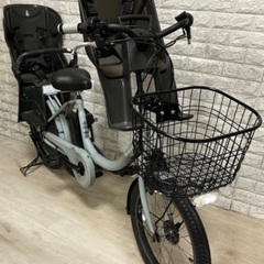 🌸美品🌸室内保管🌸ブリヂストン ビッケ2 電動自転車 大容量8.7Ah 子供乗せ  🌈新基準🌈w703の画像