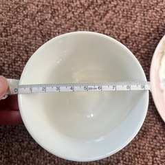 【未使用】花柄ティーカップ＆ソーサーの画像