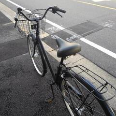 中古自転車３５３９　前後タイヤ新品！　２７インチ　６段ギヤ　LEDオートライト　の画像