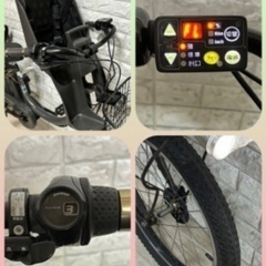 🌸美品🌸室内保管🌸ブリヂストン ビッケ2 電動自転車 大容量8.7Ah 子供乗せ  🌈新基準🌈w704の画像