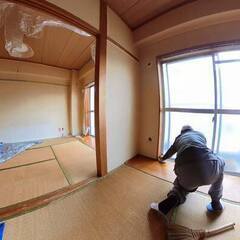【壁塗り】室内専用ペイントクロス上塗りご依頼作業へ行ってきました。