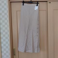 【新品未使用】Мサイズ　PAGEBOY ベージュ ロングスカート 