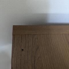 コーナー収納棚の画像