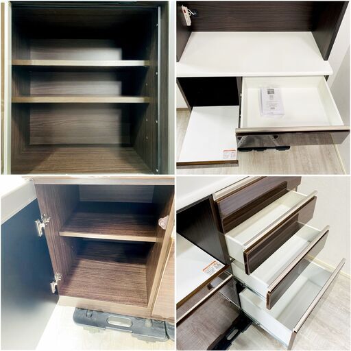 成約済】ニトリ/ポスティア/キッチンボード/100KB DBR/幅約100cm