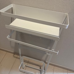 山崎実業(Yamazaki) 洗濯機横 マグネット 収納ラックの画像