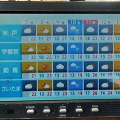 車載用 地上波 デジタル ワンセグ テレビ  AV入力端子付 7インチの画像