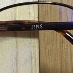 JINS ブラウンデミ　メガネの画像