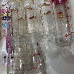哺乳瓶 サイズいろいろの画像