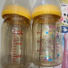 哺乳瓶 サイズいろいろの画像