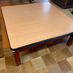5   コタツ(90cm角)コード無し　天板２枚付き