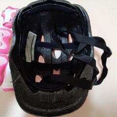 キッズ　自転車用ヘルメット46-53cm&プロテクターの画像