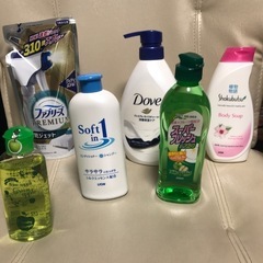 バラ売りもご相談に応じます。シャンプー・ボディソープなど6点