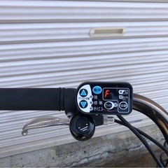 650  ブリヂストン新機種電動アシスト自転車ハイディB26インチブラックアルミボディーの画像