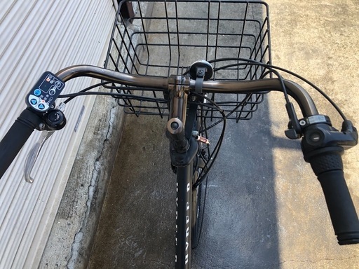 650  ブリヂストン新機種電動アシスト自転車ハイディB26インチブラックアルミボディー