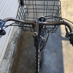 650  ブリヂストン新機種電動アシスト自転車ハイディB26インチブラックアルミボディーの画像