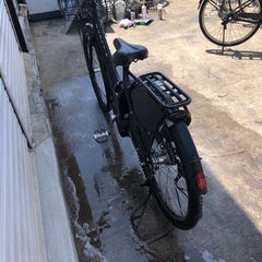 650  ブリヂストン新機種電動アシスト自転車ハイディB26インチブラックアルミボディーの画像