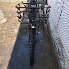 650  ブリヂストン新機種電動アシスト自転車ハイディB26インチブラックアルミボディーの画像