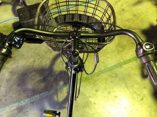 651  ブリヂストン最新機種電動アシスト自転車ステップクルーズブラックアルミボディー