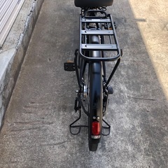 651  ブリヂストン最新機種電動アシスト自転車ステップクルーズブラックアルミボディーの画像