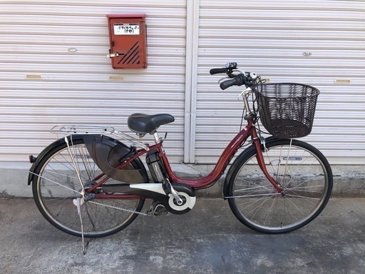 パナソニック新機種電動アシスト自転車viviTX26インチキミドリ