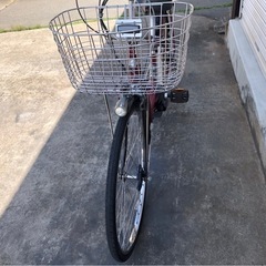 653  ブリヂストン新機種電動アシスト自転車BEAUTE26インチアズキアルミボディーの画像
