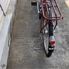 653  ブリヂストン新機種電動アシスト自転車BEAUTE26インチアズキアルミボディーの画像