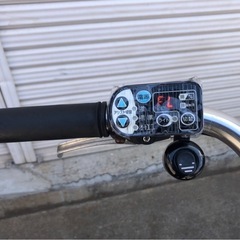 654  ブリヂストン新機種電動アシスト自転車ハイディB26インチレッドアルミボディーの画像
