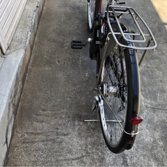 655  ヤマハ新機種電動アシスト自転車pasnaura26インチブラウンアルミボディーの画像