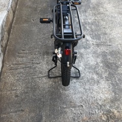 658  パナソニック最新機種電動アシスト自転車sw20インチブラックアルミボディーの画像