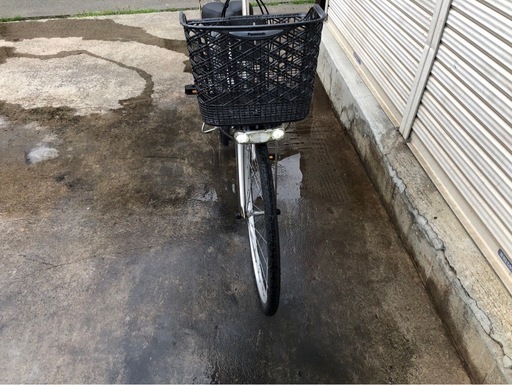 659   パナソニック新機種電動アシスト自転車vivi26インチシルバーボディー