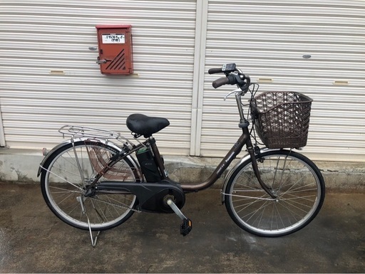 660  パナソニック新機種電動アシスト自転車vivi26インチブラウンボディー
