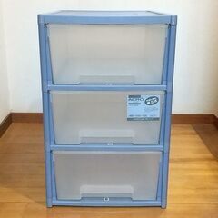 CROS STAR 収納ボックス クリアボックス 引出しケース 3段