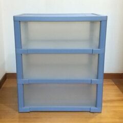 CROS STAR 収納ボックス クリアボックス 引出しケース 3段の画像