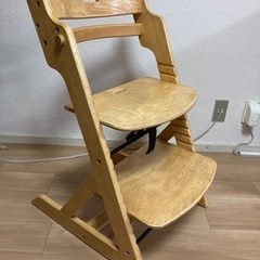 大和屋　すくすくチェア　高さ調整できる子供椅子　ベビーチェア　キ...