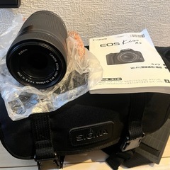 [美品)Canon EOSkissx9レンズキット(バッグ、説明書付)の画像