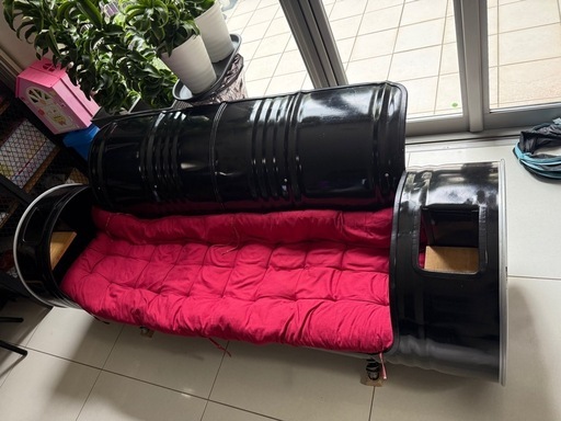 ドラム缶ソファー